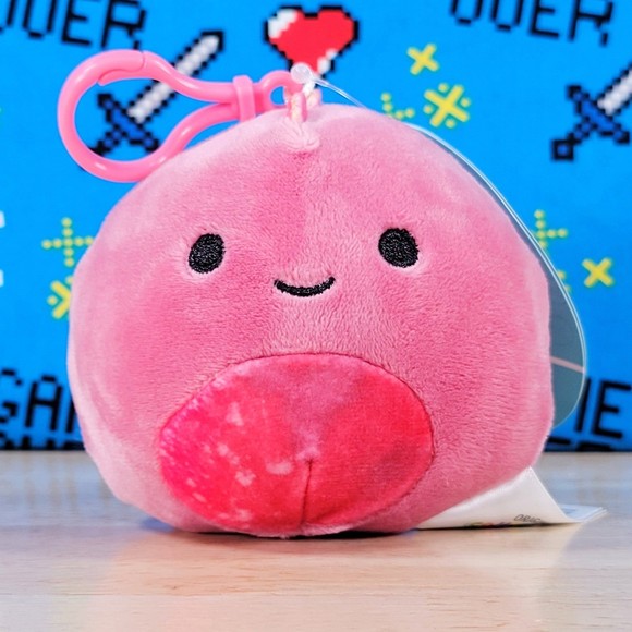 Squishmallow Poleena the Dinosaur 3" Clip UltraSoft Stuffed Dino Toy Plush NWT - Picture 1 of 12